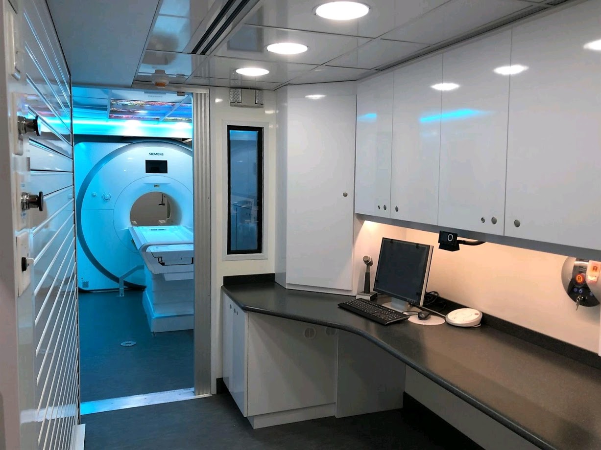Siemens AERA 1.5T Interior Mobile MRI Trailer